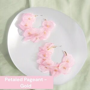 Petaled Pageant - Gold Earrings